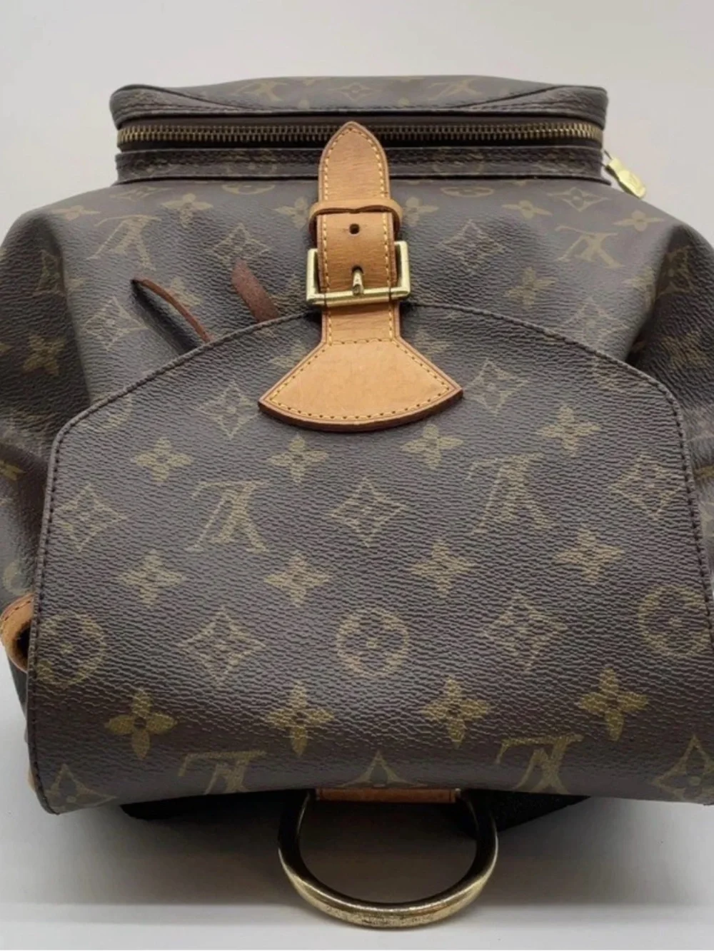 Louis Vuitton Monogram Backpack in Brown and Tan
